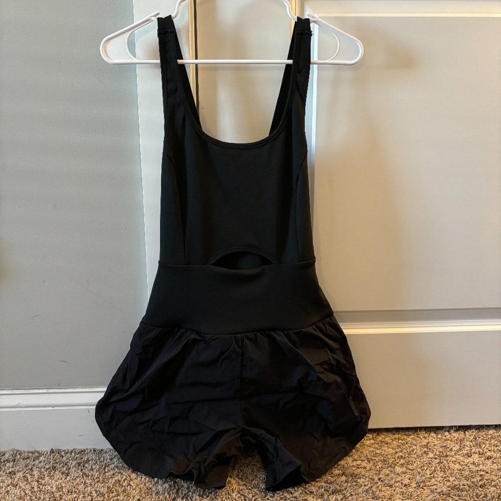 Black Athletic Romper Size S